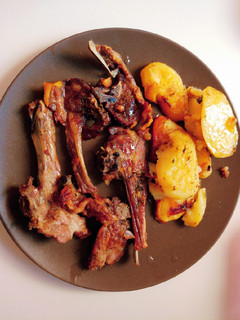 Una foto de Chuletas de cordero al horno