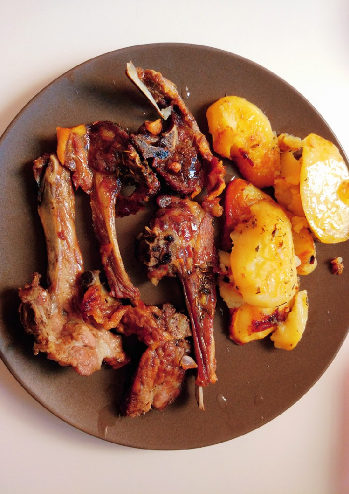 Una foto de Chuletas de cordero al horno