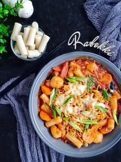 Foto resep Rabokki (Ramen Tteokbokki)