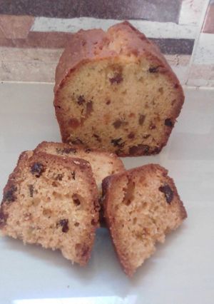 Una foto de Budín de frutas y pasas de uva