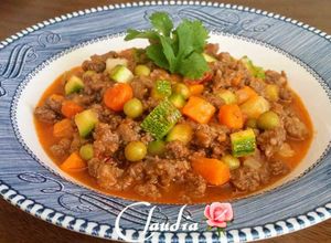 Una foto de Picadillo de carne molida🌹
