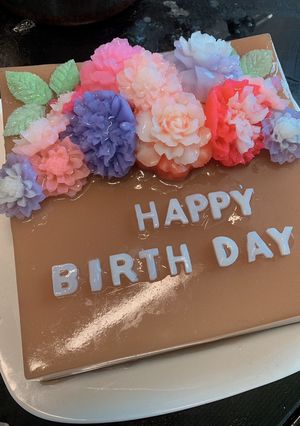 Hình của món Rau câu flan chesse.