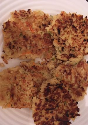 Una foto de Croquetas de arroz con verduras