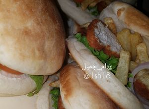 صورة لوصفة برجر منزلي بالدجاج