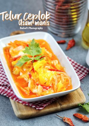 Foto resep Telur Ceplok asam manis