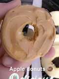 دونات 🍩 التفاح وزبدة الفول السوداني