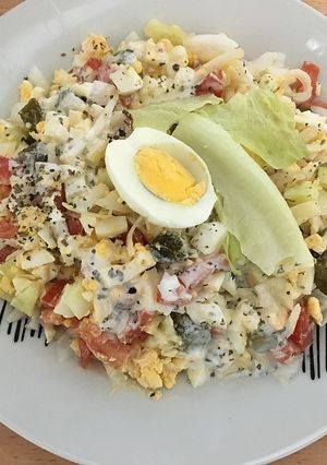 Foto principal de Ensalada de huevos y verduras