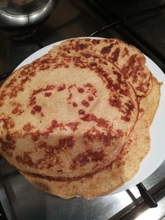Una foto de Crepes/ tortitas de espelta y sin "leche"