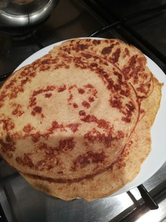 Una foto de Crepes/ tortitas de espelta y sin "leche"