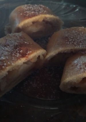 Una foto de Strudel de manzana a la uruguaya