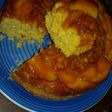 Invertida frutal 🍑🍎🍌-torta de naranja 🍊