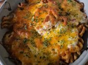 Une photo de lardons cheddar