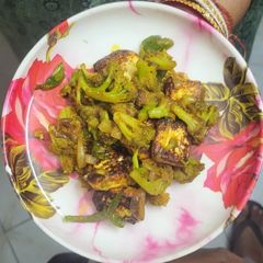 A picture of Broccoli Paneer Masala Fry.