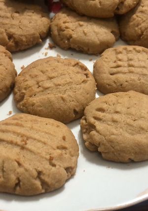 Una foto de Galletas de mantequilla de maní o cacahuates