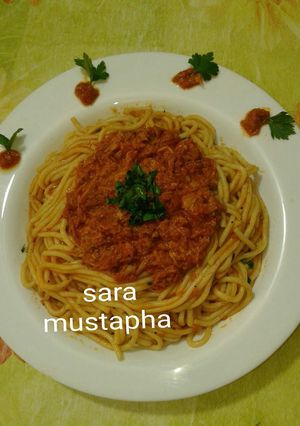صورة لوصفة سباقيتي بالطونة