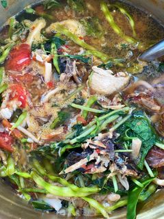 รูปของ แกงแคผักขี้หูด🫛เห็ดขอน🍄ผักแขยงปลาแห้ง🌶️ (สูตรไม่ใส่กะปิ ปลาร้า)