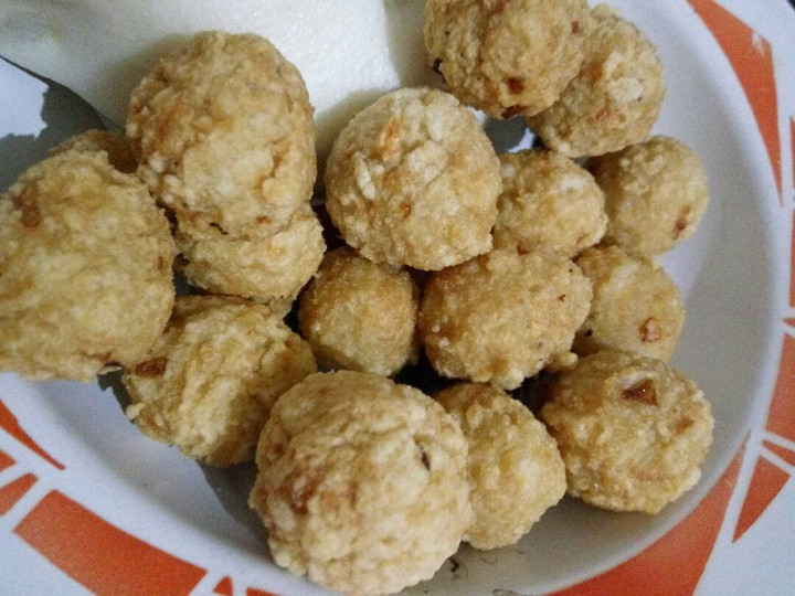 Resep: Bola bakso ayam goreng (fried chicken meatball) Yang Enak