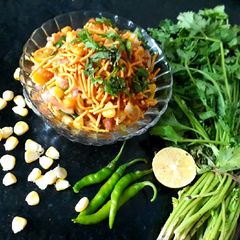 A picture of Corn Bhel.