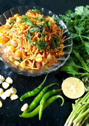 A picture of Corn Bhel.
