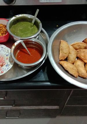 A picture of Holi Gujjiya.