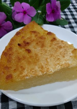 Hình của món Bánh khoai mì nướng.
