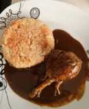 Mole rojo con pollo