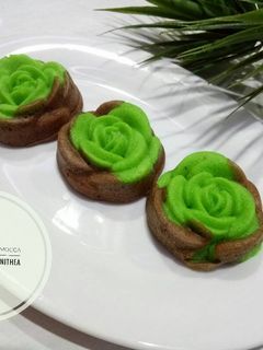 Foto resep Bolu Kukus Pandan Mocca no mixer