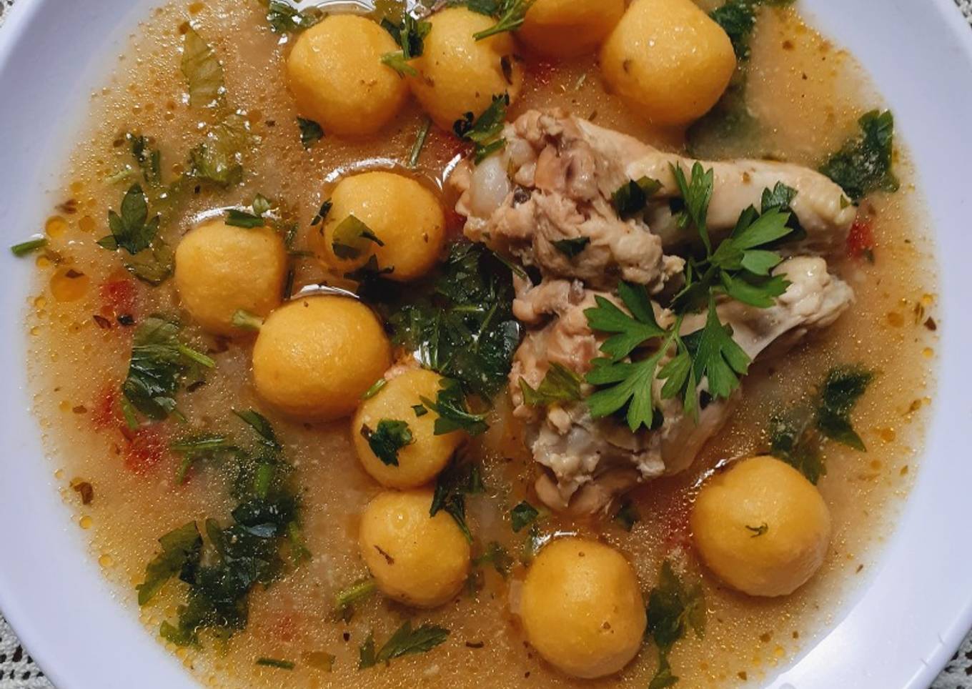 Vori Vori o Bori Bori  de Pollo /Caldo de Pollo Recetas Tradicionales de Paraguay🇵🇾