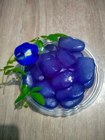 Langkah Mudah untuk Membuat Resep Kolang Kaling bunga Telang rasa kelapa muda yang Bikin Ngiler Anti Ribet, Menggugah Selera