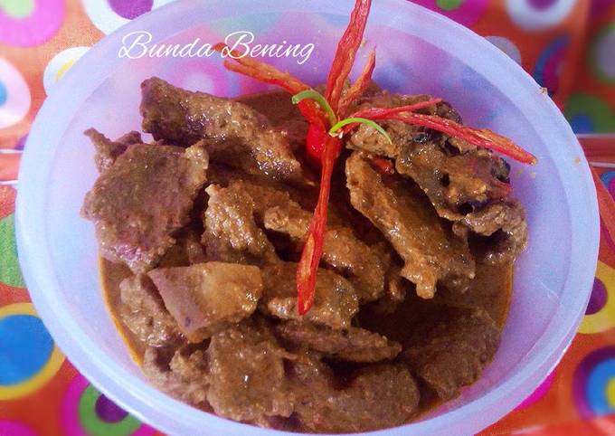 Resep Rendang Daging Sapi Oleh Bundabening Cookpad