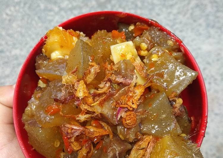 Rica-rica Cingur Pedas Nampol