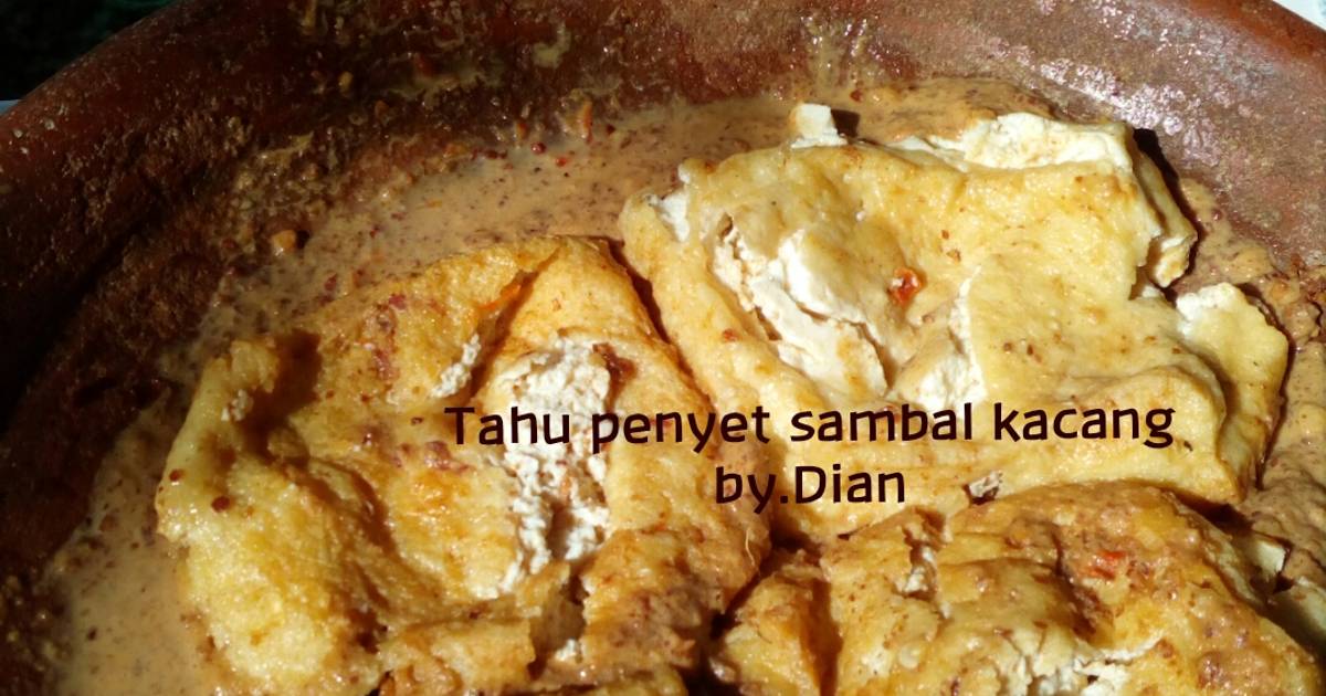Resep Tahu Penyet Sambal Kacang Oleh Dian Ad Cookpad