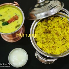 A picture of Gujarati Kadhi Khichdi.