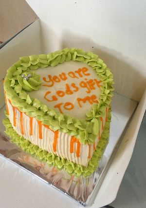 A picture of Passion fruit cake.