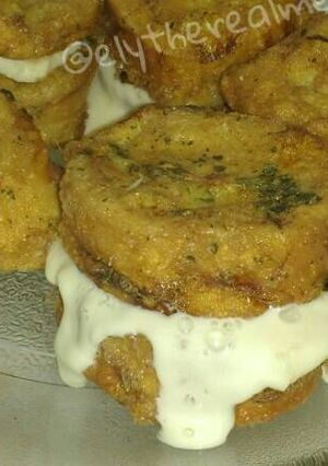 Una foto de Torrejas de pan con queso