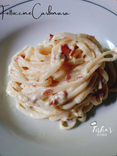 Foto resep 172. Fettuccine Carbonara