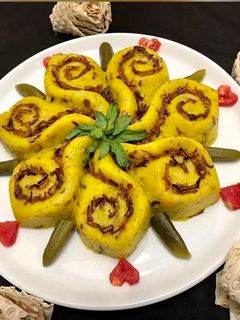 عکسی از دستور پوره سیب زمینی (دو پیازه)