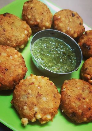 A picture of Sabudana Vada 😊.