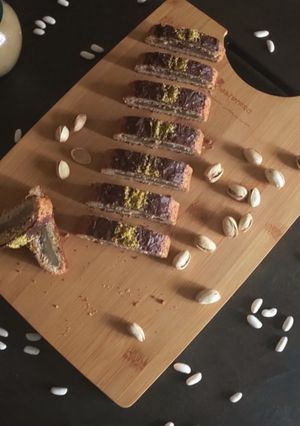 Foto di Tozzetti con pistacchi e confettura di fagioli cannellini