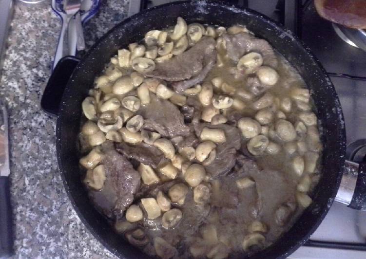 Scaloppine ai funghi