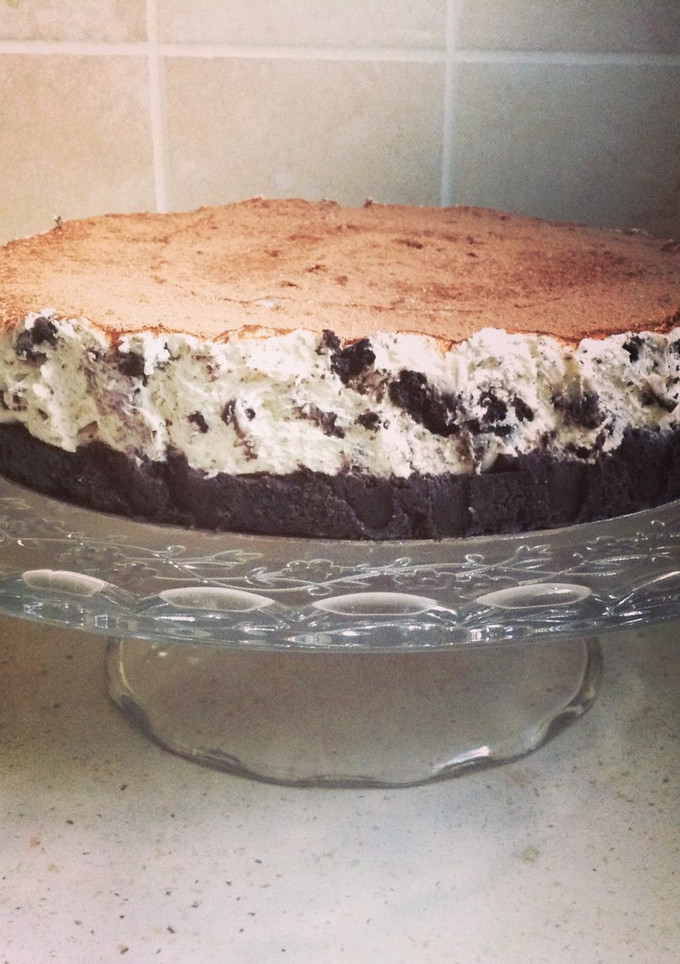 Una foto de Oreo cheesecake