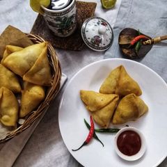 A picture of Potato samosa in Bengali style.