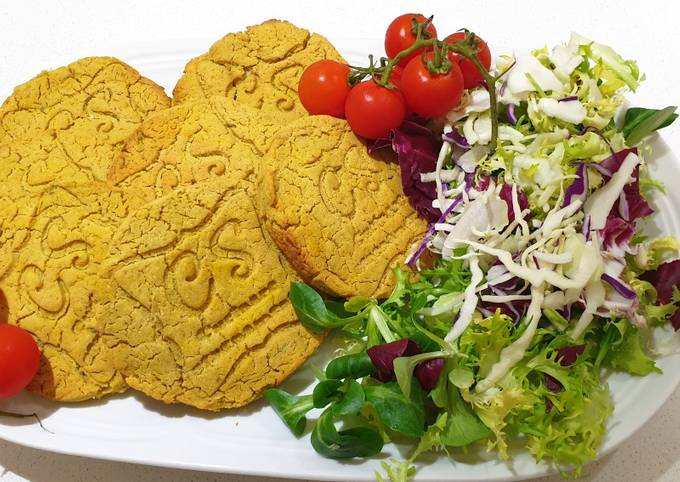 Hamburger di ceci,tonno e curry