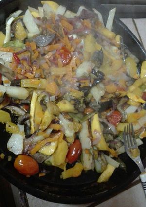 Una foto de Verduras al horno