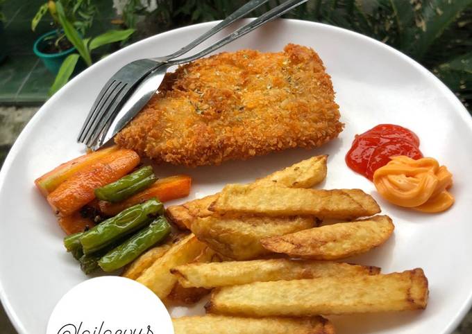 Fish & Chip Ikan Dory Ala Fish & Co