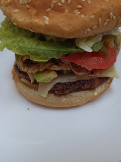 Una foto de Hamburguesa casera
