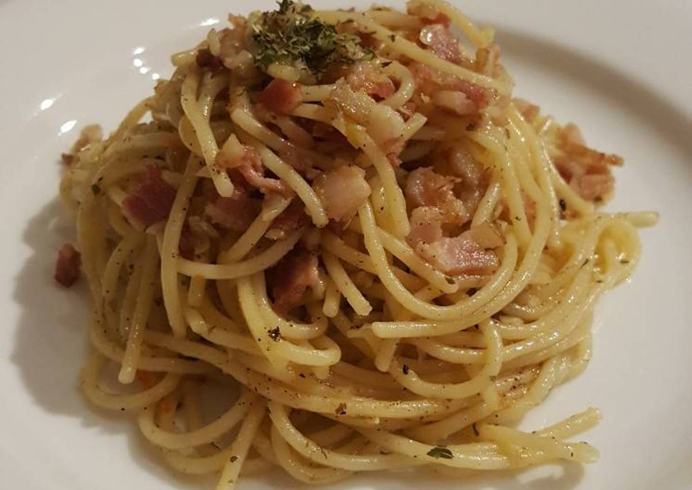 Spaghety aglio olio