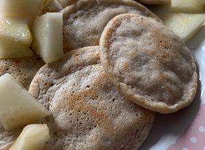 Foto principal de Hotcakes de avena apto DMA con pocos ingredientes