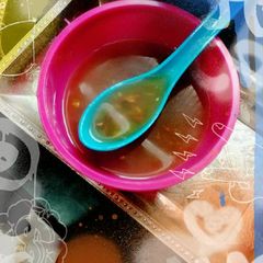 A picture of Manchow soup.