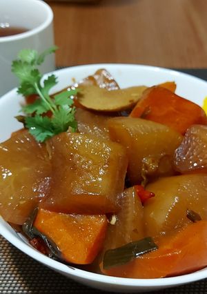滷雙色蘿蔔 的食譜成品照片
